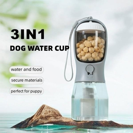 3-in-1 Portable Dog Travel Cup