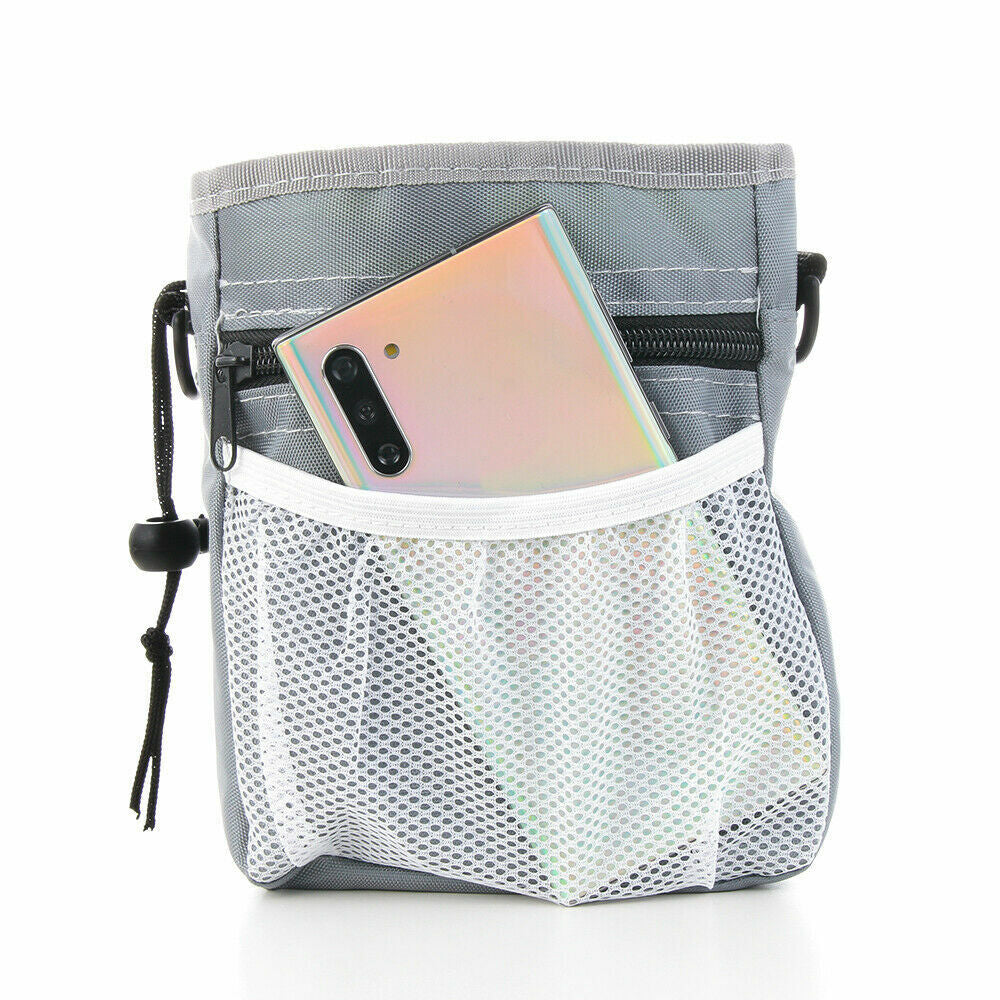 Dog Walking Training Obedience Treat Pouch Portable Pet Puppy Snack Belt Bag UK