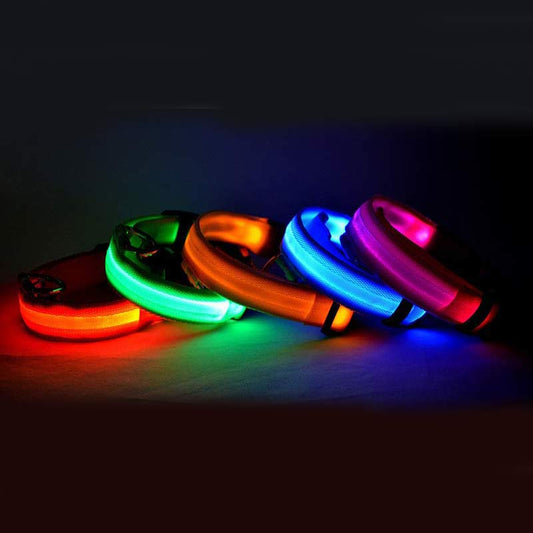 LED Dog Collar - Adjustable Safety Light