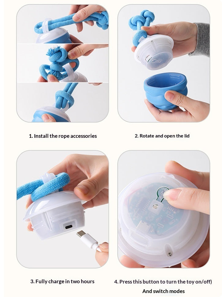 Rechargeable Smart Dog Ball Toy