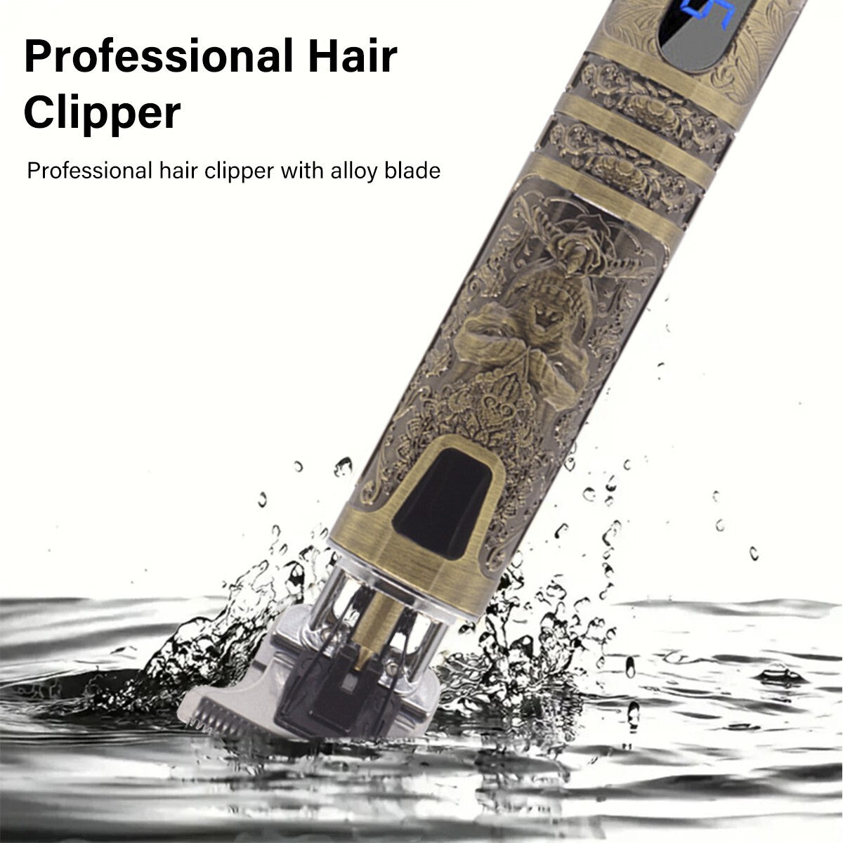 Professional Hair Clippers Trimmer Cordless Shaving Machine Cutting Barber Beard