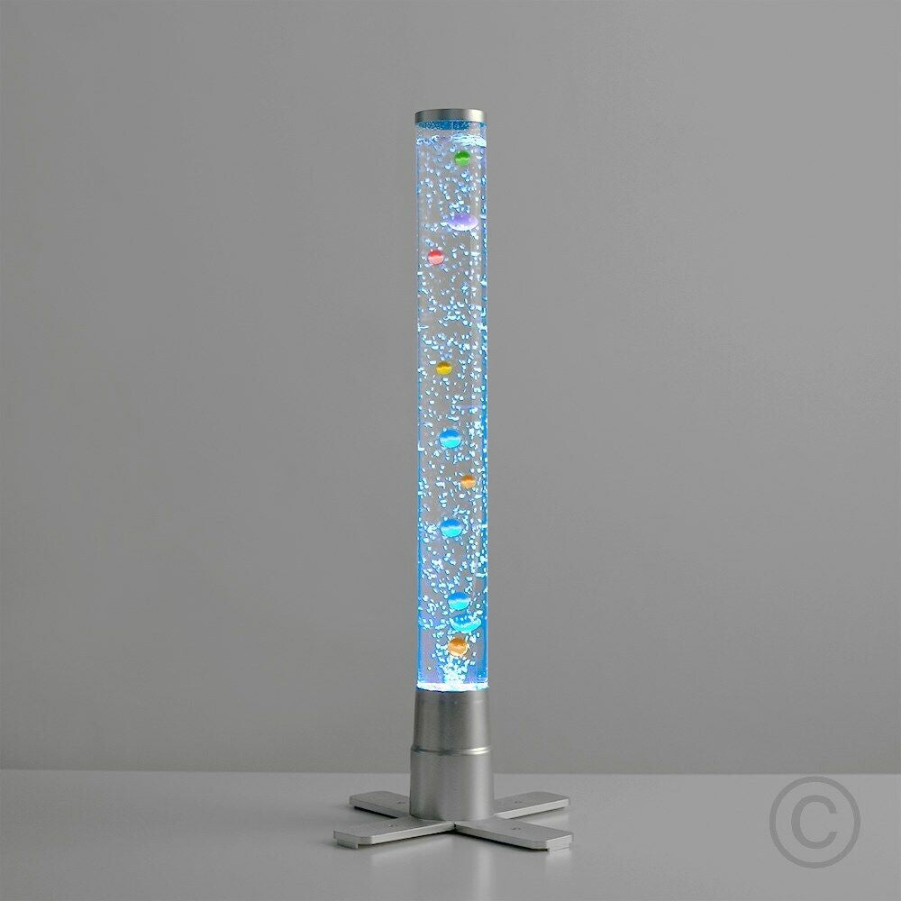 LED Bubble Lamp Novelty Light Colour Changing Tower Tube Sensory RGB Lighting