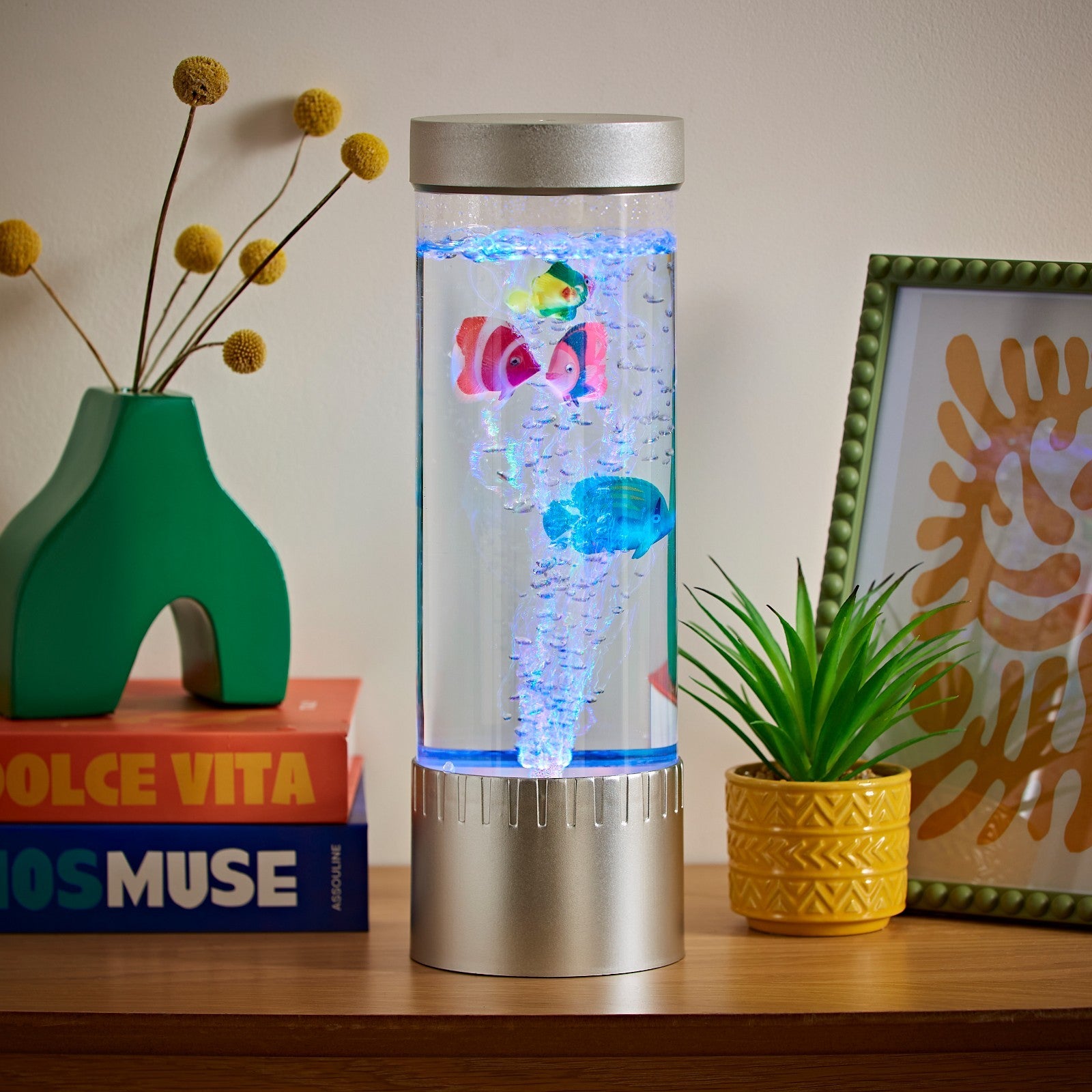 LED Bubble Lamp Novelty Light Colour Changing Tower Tube Sensory RGB Lighting