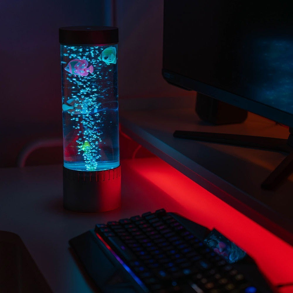 LED Bubble Lamp Novelty Light Colour Changing Tower Tube Sensory RGB Lighting