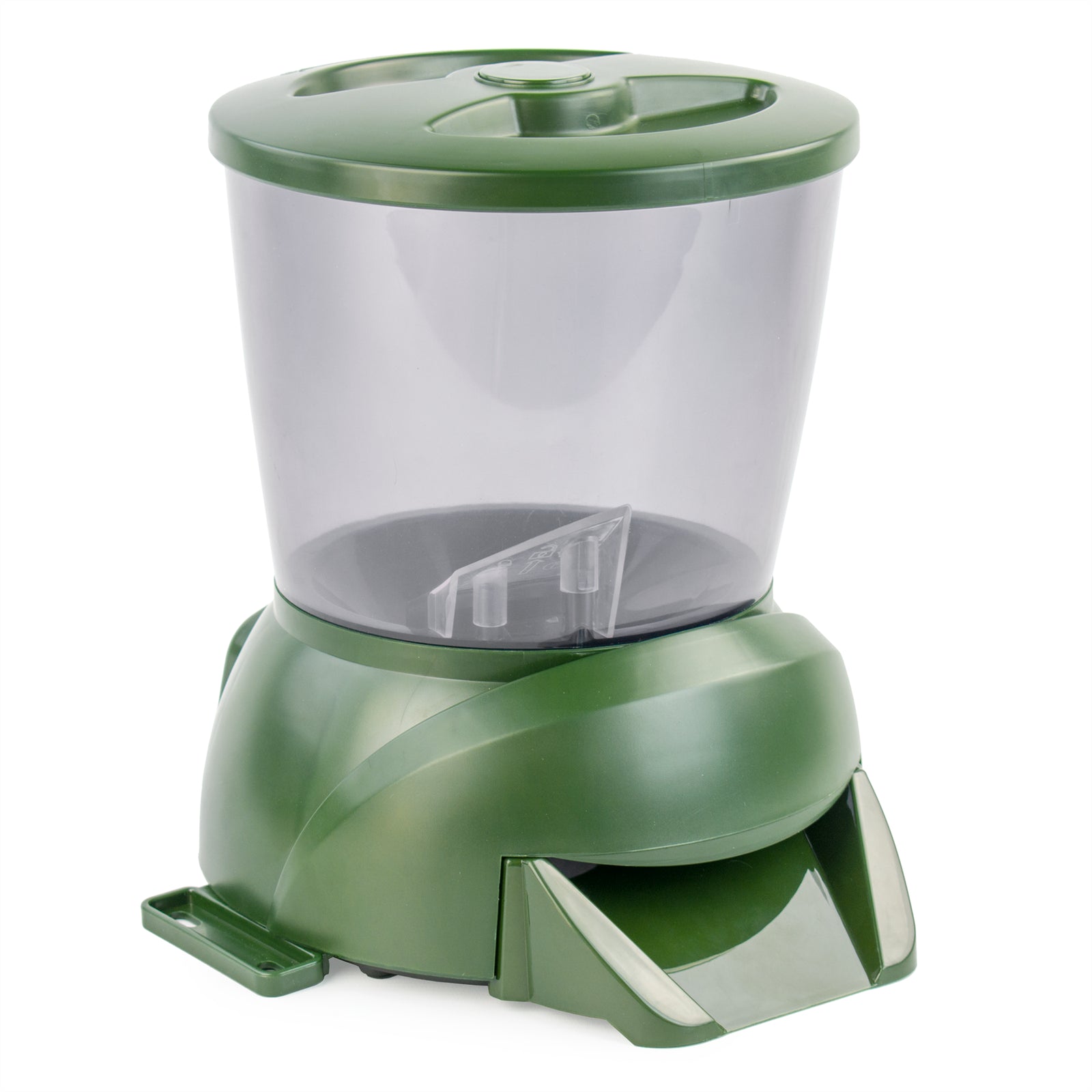 AUTOMATIC POND FISH FEEDER HOLIDAY KOI FEED FOOD TIMED AUTO PELLET DISPENSER