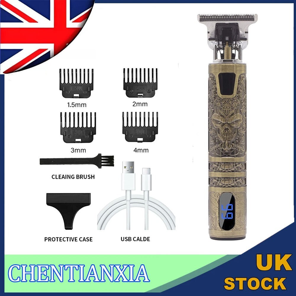 Professional Hair Clippers Trimmer Cordless Shaving Machine Cutting Barber Beard