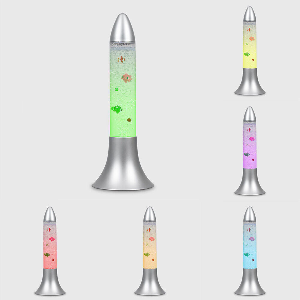 LED Bubble Lamp Novelty Light Colour Changing Tower Tube Sensory RGB Lighting